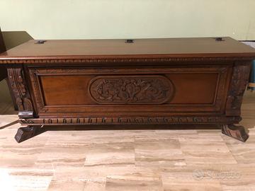 Cassapanca stile Classico/Rustico con Appendiabiti