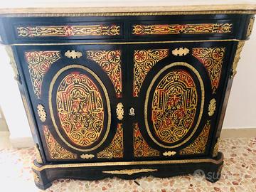 Splendida credenza in stile boulle francese
