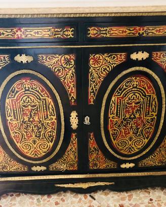 Splendida credenza in stile boulle francese