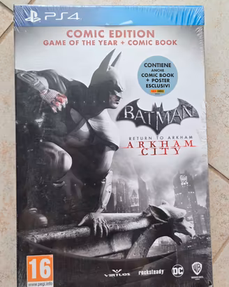 Batman Arkham City Comic Edition PS4 SIGILLATO