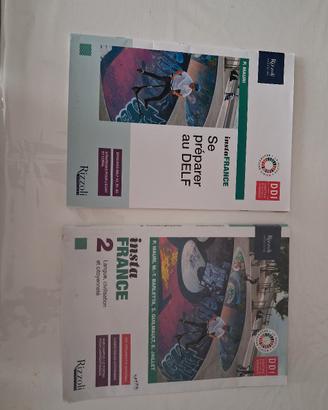 libro francese con inserto preparazione Delf
