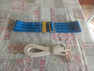 cintura elasticizzata cm 70 + tracolla borsa