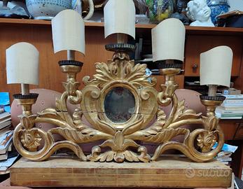 applique antica cimasa dorata