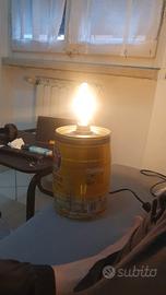 lampada fusto di birra da 5 lt