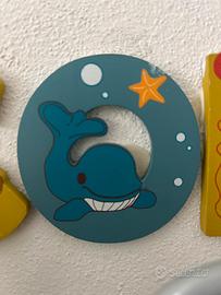 lettera O THUN in legno