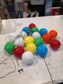 luci natale palline 18 vintage 