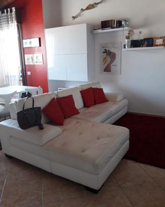 Divano Angolare Bianco