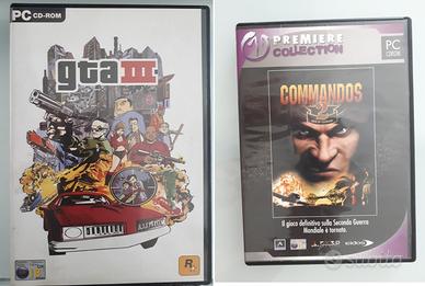 Giochi vintage Commandos 2 GTA 3 Gli incredibil