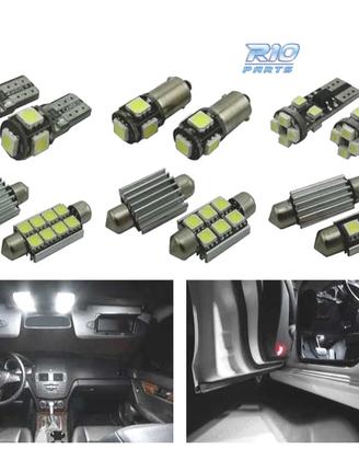 KIT 15 LAMPADE LED INTERNE MERCEDES CLASSE C C204 
