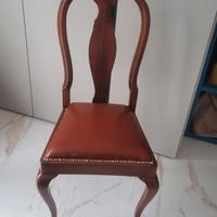 Sedia antica in legno restaurata