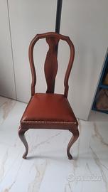 Sedia antica in legno restaurata