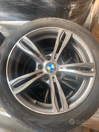 Cerchi lega 17' bmw + gomme invernali