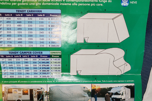 Telo copri camper taglia 2 misure 6,10 Lu, 3,00 H