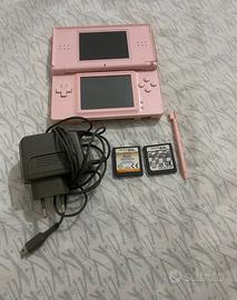 Nintendo Ds lite rosa con pennino e caricatore