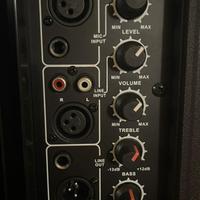 2 casse Gemini RMS 2VIE POTENZA160W +MIXER
