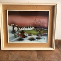 Mario Bagat 1977 - quadro di dimensioni 50 x 40