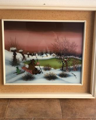 Mario Bagat 1977 - quadro di dimensioni 50 x 40