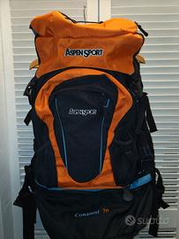 zaino trekking 70 lt Aspen nuovo 