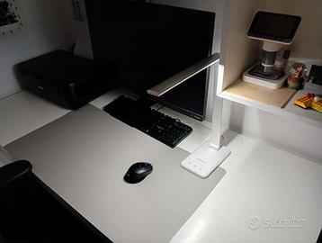 lampada da scrivania a led materiale metallico dim