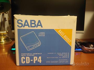 Lettore Cd Portatile Saba CD-P4 Vintage