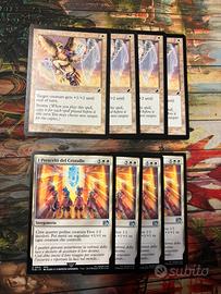 Lotto 8x carte Magic Mtg bianco (2-4x)