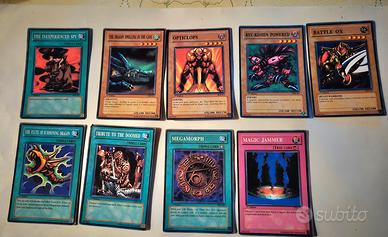 Carte YU-GI-OH 1°Edizione Inglese 9 pezzi