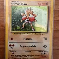 Carta pokemon hitmonchan set base holo 7/102