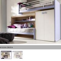 Cameretta con Soppalco scorrevole - 800 Euro