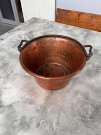 pentola tegame paiolo Ramona in 100% rame