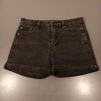 Pantaloncino corto jeans nero bambina