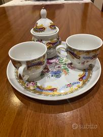 Servizio caffè vintage DEPOS T. Limoges floreale