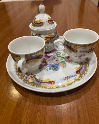 Servizio caffè vintage DEPOS T. Limoges floreale