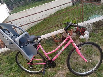 🚲 Bici Atala donna + seggiolino bimbo – €100