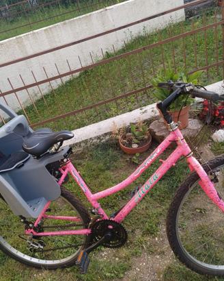 🚲 Bici Atala donna + seggiolino bimbo – €100