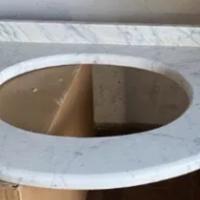 Piano Mobile Bagno Marmo Carrara calacatta