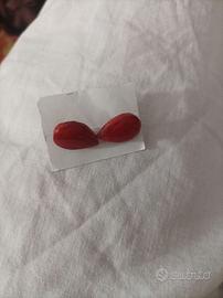 orecchini taglio cabochon