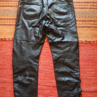 pantaloni in pelle con laccimarca Traguardi tg. 56