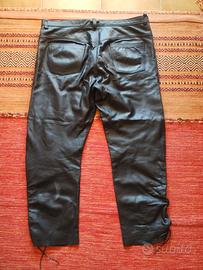 pantaloni in pelle con laccimarca Traguardi tg. 56