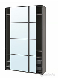 IKEA AULI 4 pannelli specchio per anta scorrevole