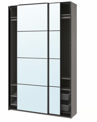IKEA AULI 4 pannelli specchio per anta scorrevole