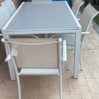 Sedie da giardino alluminio