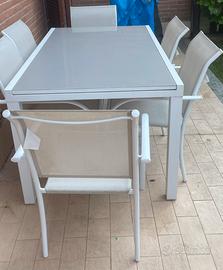 Sedie da giardino alluminio