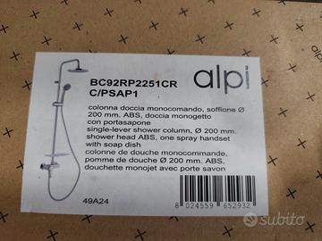 Colonna doccia Alpi monocomando 