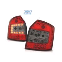 FANALI A LED AUDI A4 B6 AVANT 00-04 ROSSO AFFUMICA
