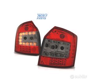 FANALI A LED AUDI A4 B6 AVANT 00-04 ROSSO AFFUMICA