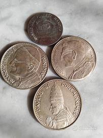 Lotto 4 Medaglie Papali Vintage