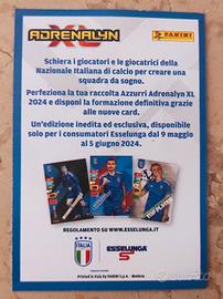 N.8 Adrenalyn XL AZZURRI 2024 Panini Esselunga