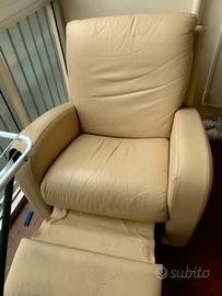 Poltrona singola ecopelle