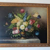 quadro gigante  Marinelli olio su tela 108 x138