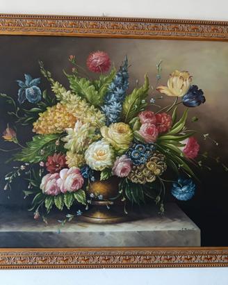 quadro gigante  Marinelli olio su tela 108 x138